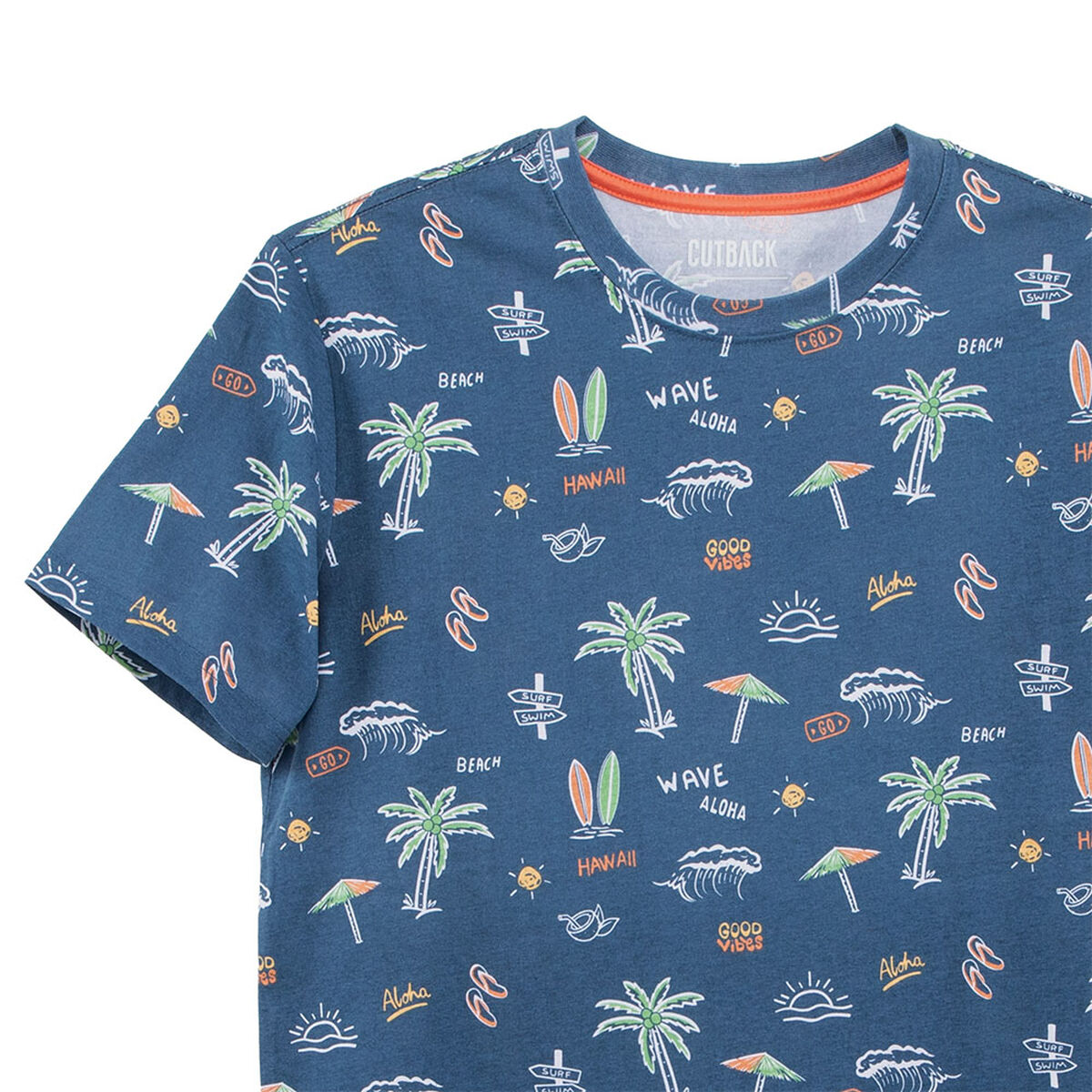 Polera Estampada Manga Corta Niño Cutback