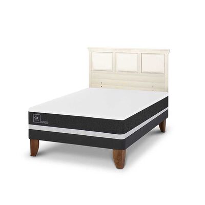 Imagen 2 del producto Cama Europea CIC 2 Plazas Ortopedic + Respaldo Torino Alpino