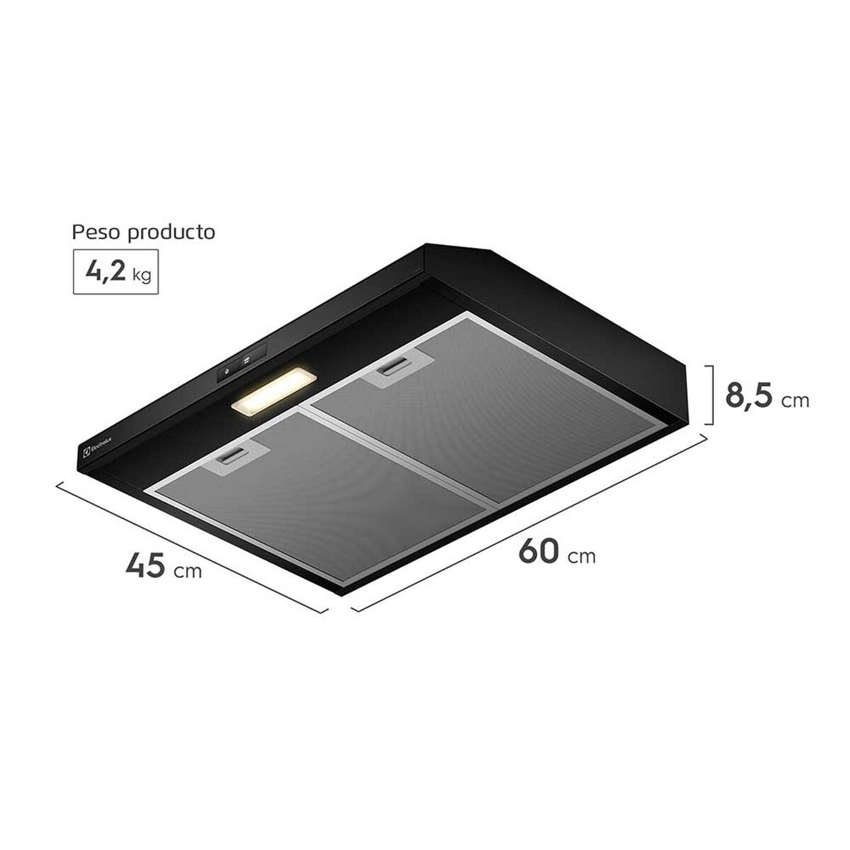 Campana Electrolux DE6TB El&eacute;ctrica Negro
