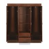 Closet Stanford 6 Puertas 2 Cajones Cerezo