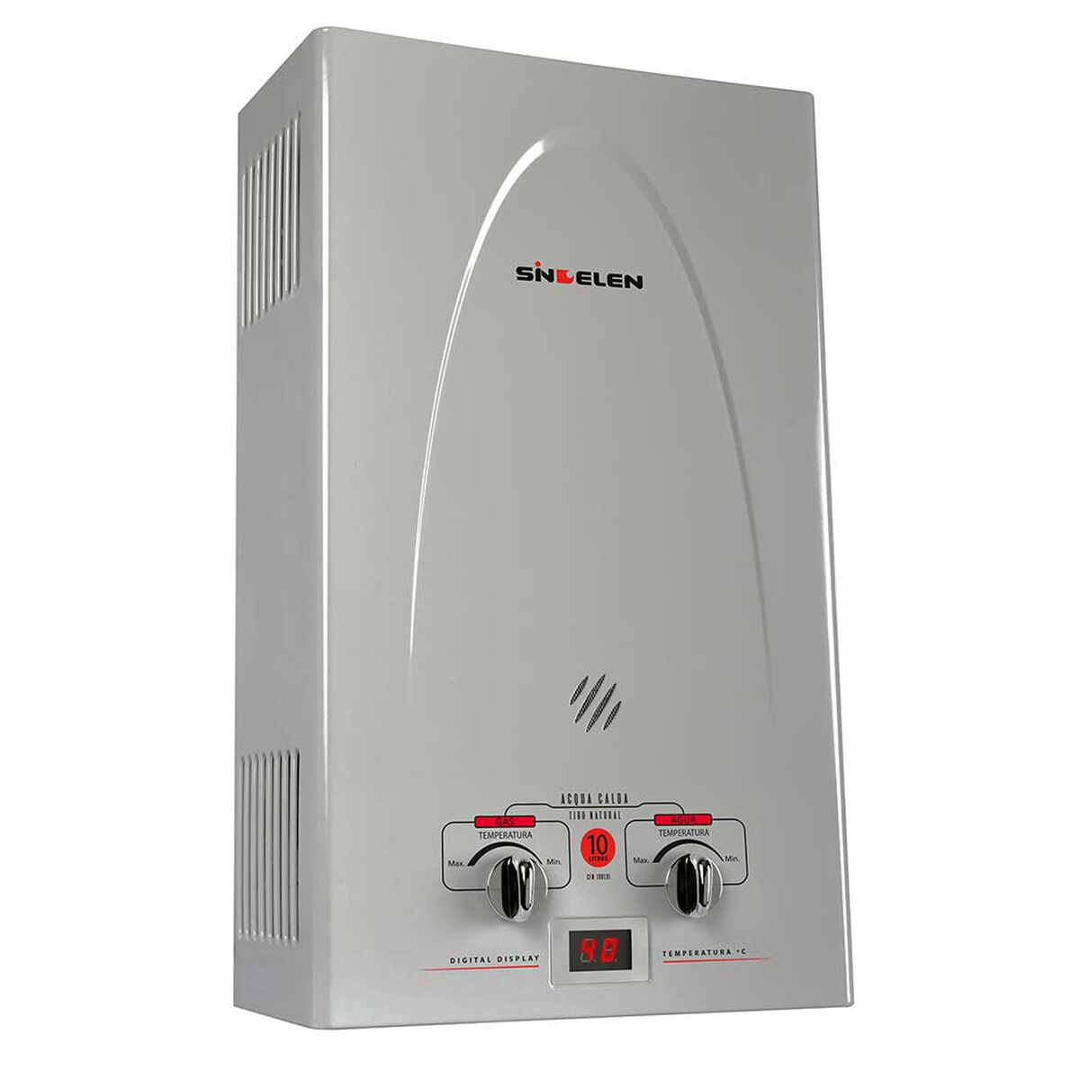 Calefont Gas Licuado Sindelen CFN-10GLSI 10 lt Tiro Natural