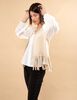 Chaqueta Suede Flecos Sin Mangas Mujer Zibel