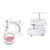 Máquina de coser Janome  Pack 1000A/8002D Máq. de coser 60W - Máq. Overlock 135  W