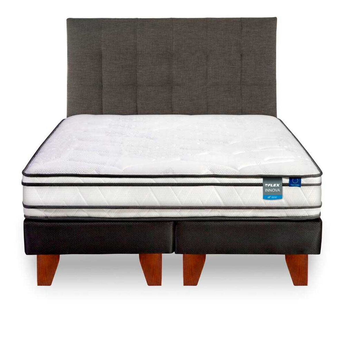 Cama Europea Flex 2 Plazas Innova + Respaldo