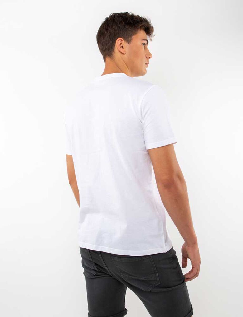Polera Relieve Manga Corta Hombre Fiorucci