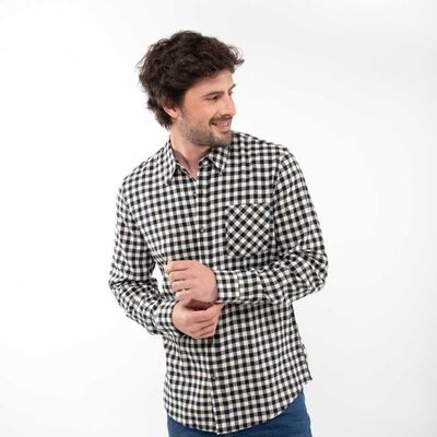 Camisa Tartán Manga Larga Hombre Portman Club