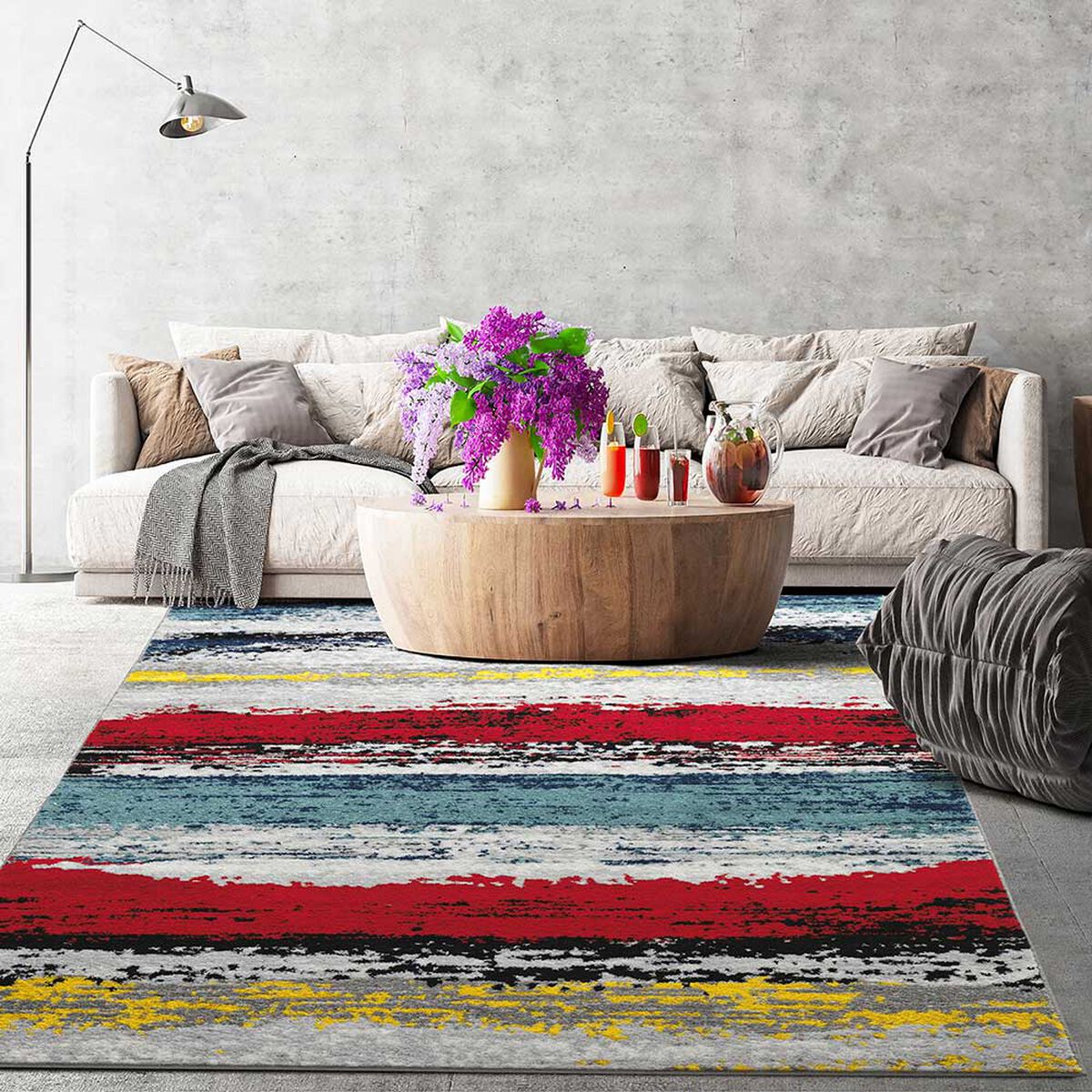 Alfombra  Modalfo Florida Rojo 240 x 305 cm