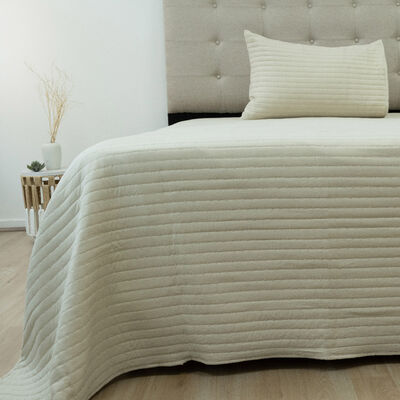 Quilt Doral 1,5 Plazas Lumi Marne Beige