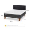 Cama Europea CIC 2 Plazas Ortopedic Advance + Respaldo Villarrica Negro