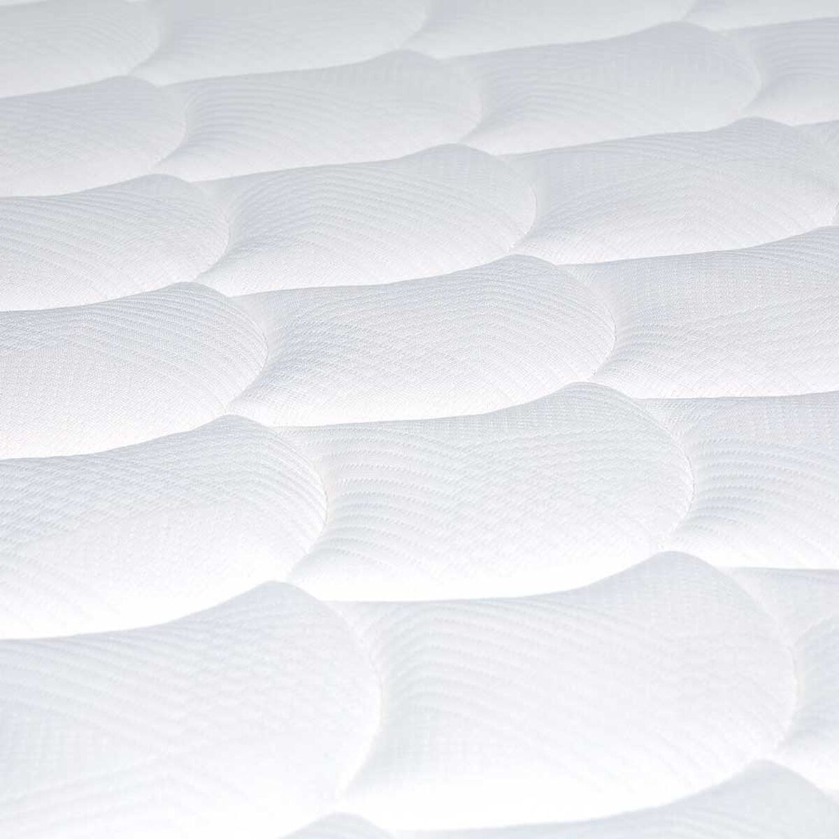 Cama Europea Rosen 1,5 Plazas New Style 4 + Respaldo + Velador Caf&eacute;