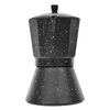 Cafetera Italiana Simplit Granito 12 Tazas Negro