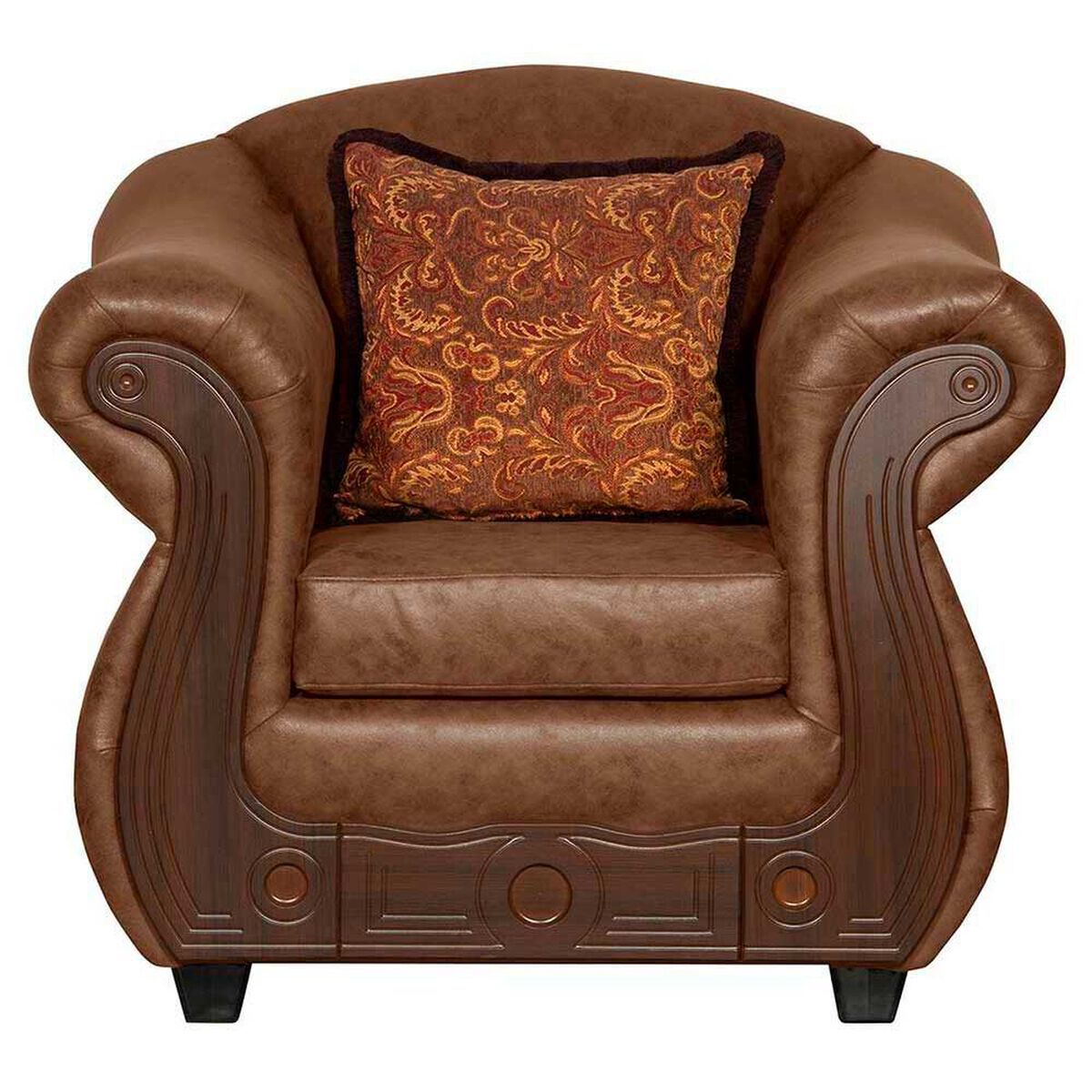 Juego de Living Black Factory Estambul 5 Cuerpos Caf&eacute;