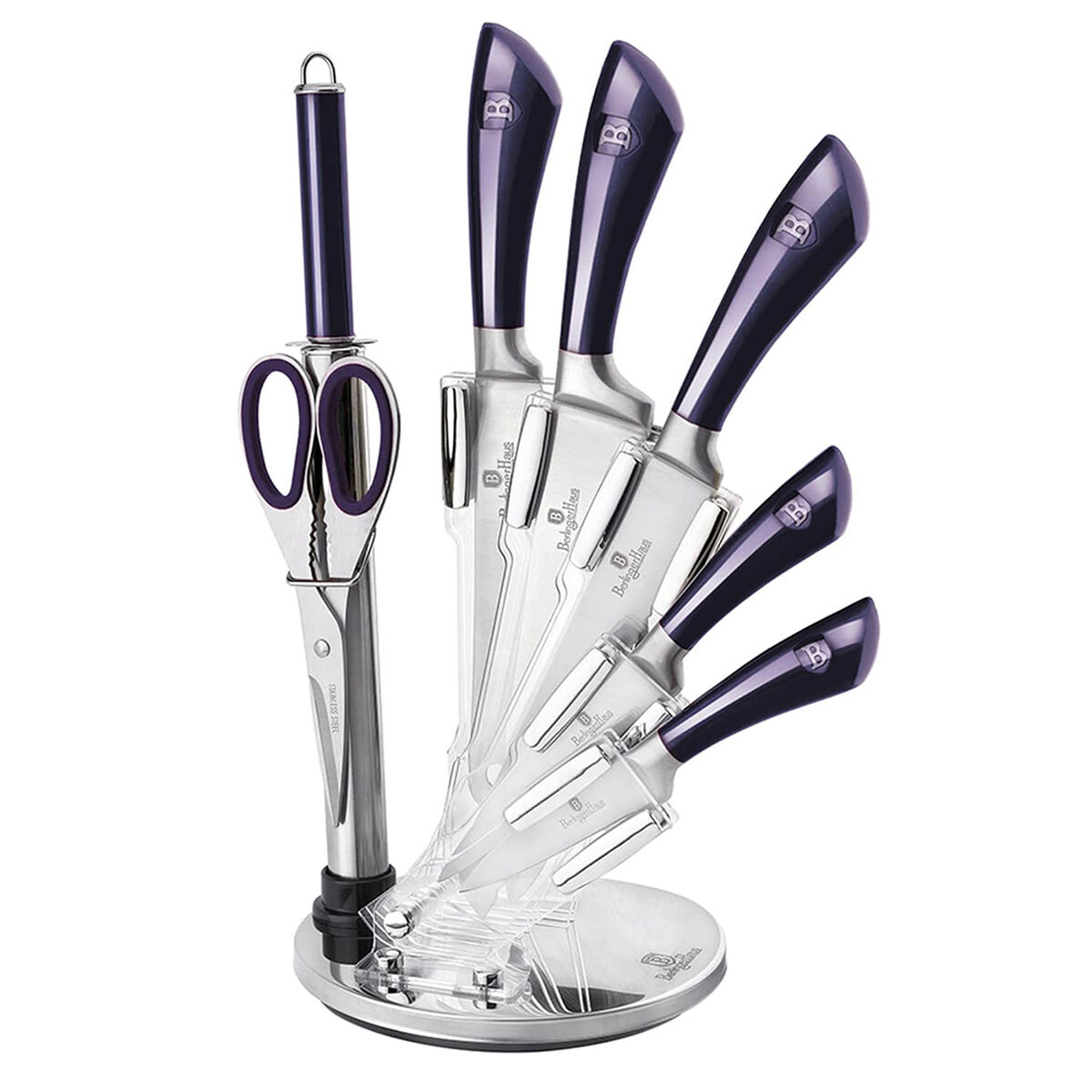 Set De Cuchillos Acero Inoxidable Berlinger Haus BH-2670 8 Piezas