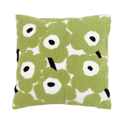 Cojín Flores Casanova Verde 45 x 45 cm