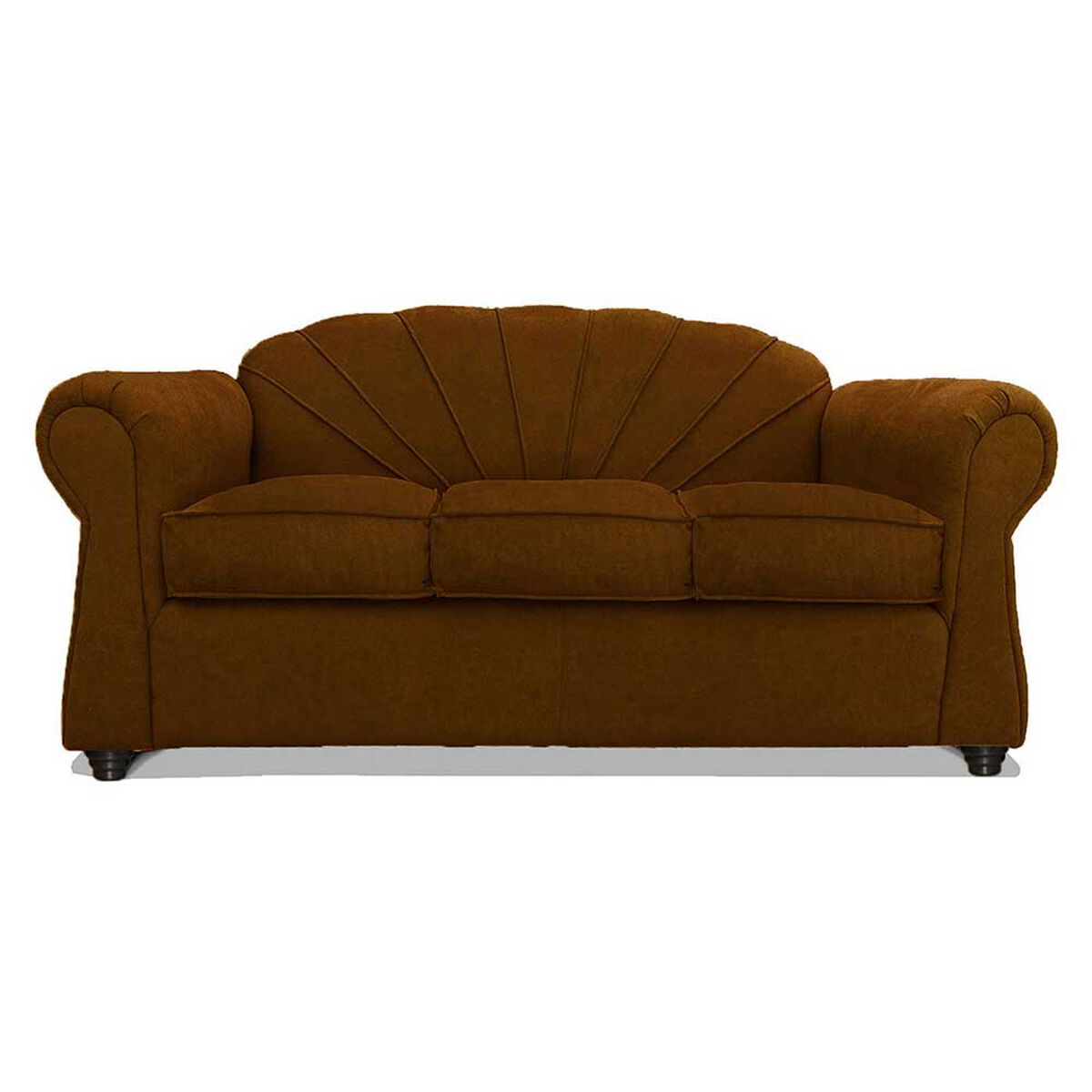 Juego de Living Elegant Detail Marsella Sof&aacute; 3 Cuerpos + Dos Sillones 1 Cuerpo Caf&eacute;