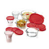 Vajilla Vidrio Tapa Plastica