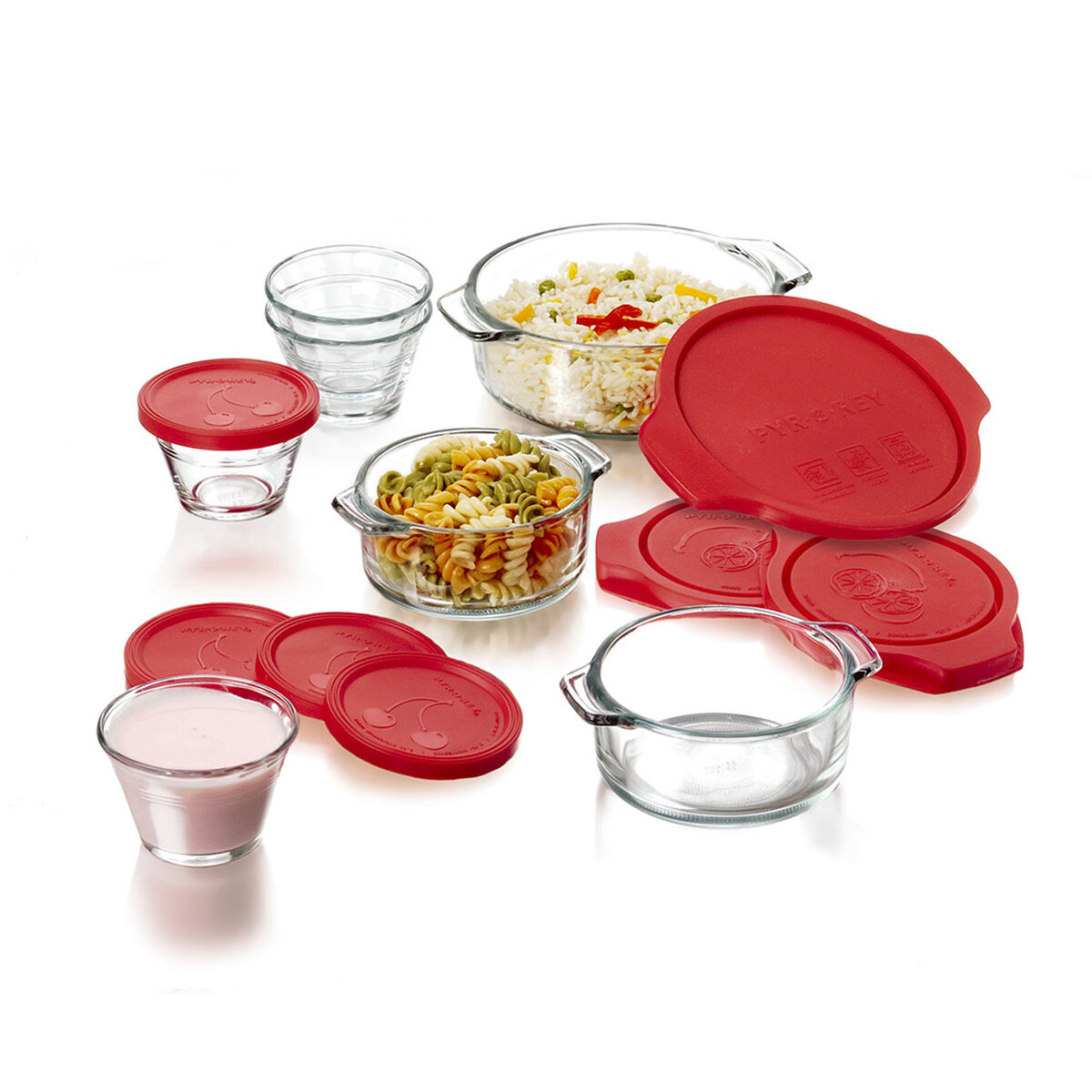 Vajilla Vidrio Tapa Plastica