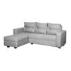 Sofá Seccional Derecho Diseño A&M Home Denis 3 Cuerpos Gris