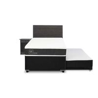 Cama Nido CIC Base Normal 1,5 Plazas Ortopedic + Respaldo + Velador Villarrica