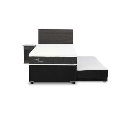Imagen 1 del producto Cama Nido CIC Base Normal 1,5 Plazas Ortopedic + Respaldo + Velador Villarrica