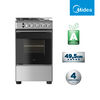 Cocina a Gas Midea MCG-4QSG20NS 4 Quemadores