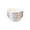 Set Bowls Doral Flor 4 Piezas Cherry