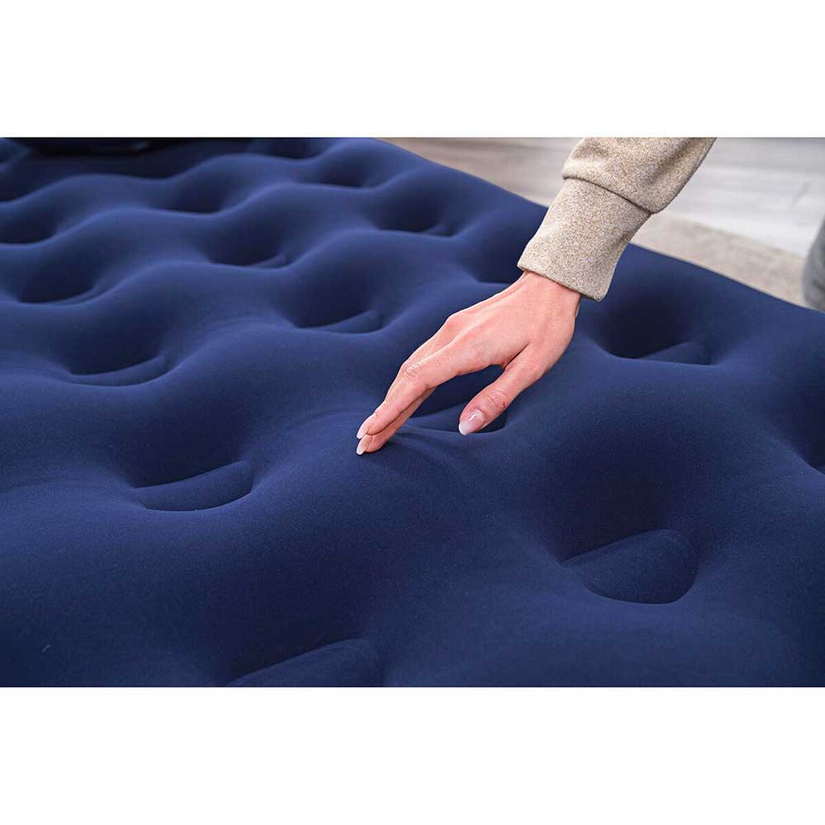 Colchón Inflable Bestway Queen con Bomba de Mano