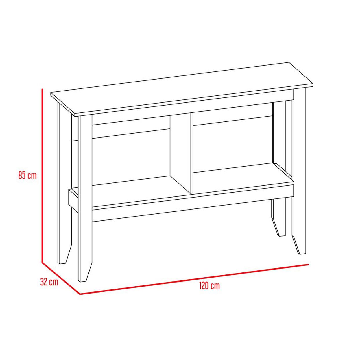 Rack TV Hasta 65" + Mesa de Centro + Mesa de Arrimo TuHome Essential Wengue