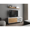 Rack TV Tuhome Bryce hasta 65"Blanco Fresno