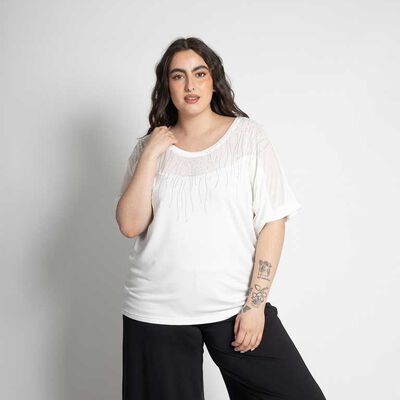 Blusa Cocktail Mujer Extralindas