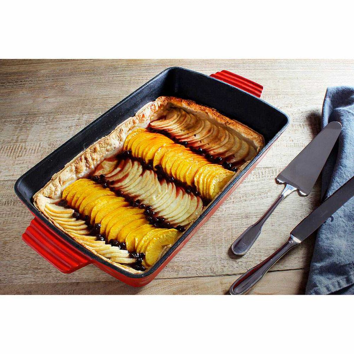 Bandeja Para Horno Fierro Fundido Magefesa Ferro 34 x 24 cm
