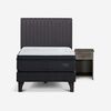 Cama Europea Rosen 1.5 Plazas Tempo + Set Lucio