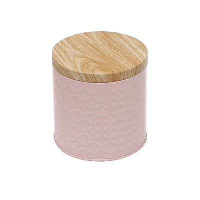 Lata Decorativa Metal Vgo 10 x 10 cm Rosado
