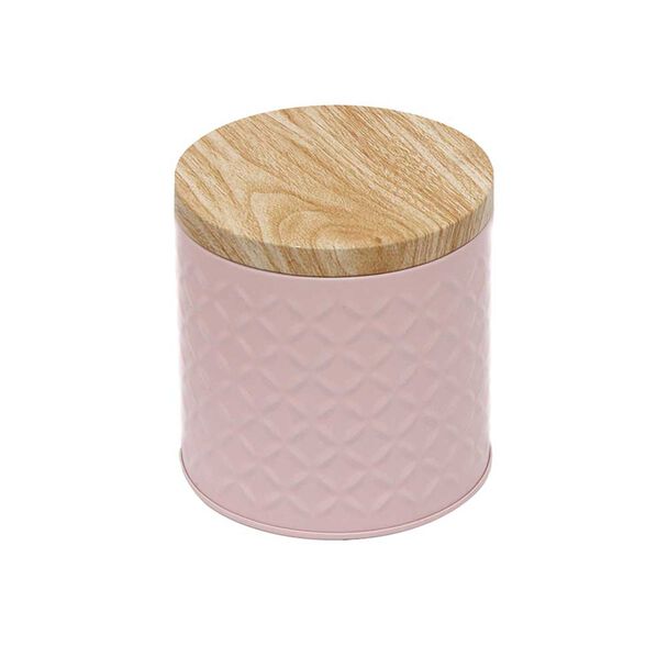 Lata Decorativa Metal Vgo 10 x 10 cm Rosado