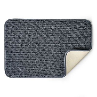 Imagen 2 del producto Piso de Baño American Family Chenille 60 x 40 cm. Gris