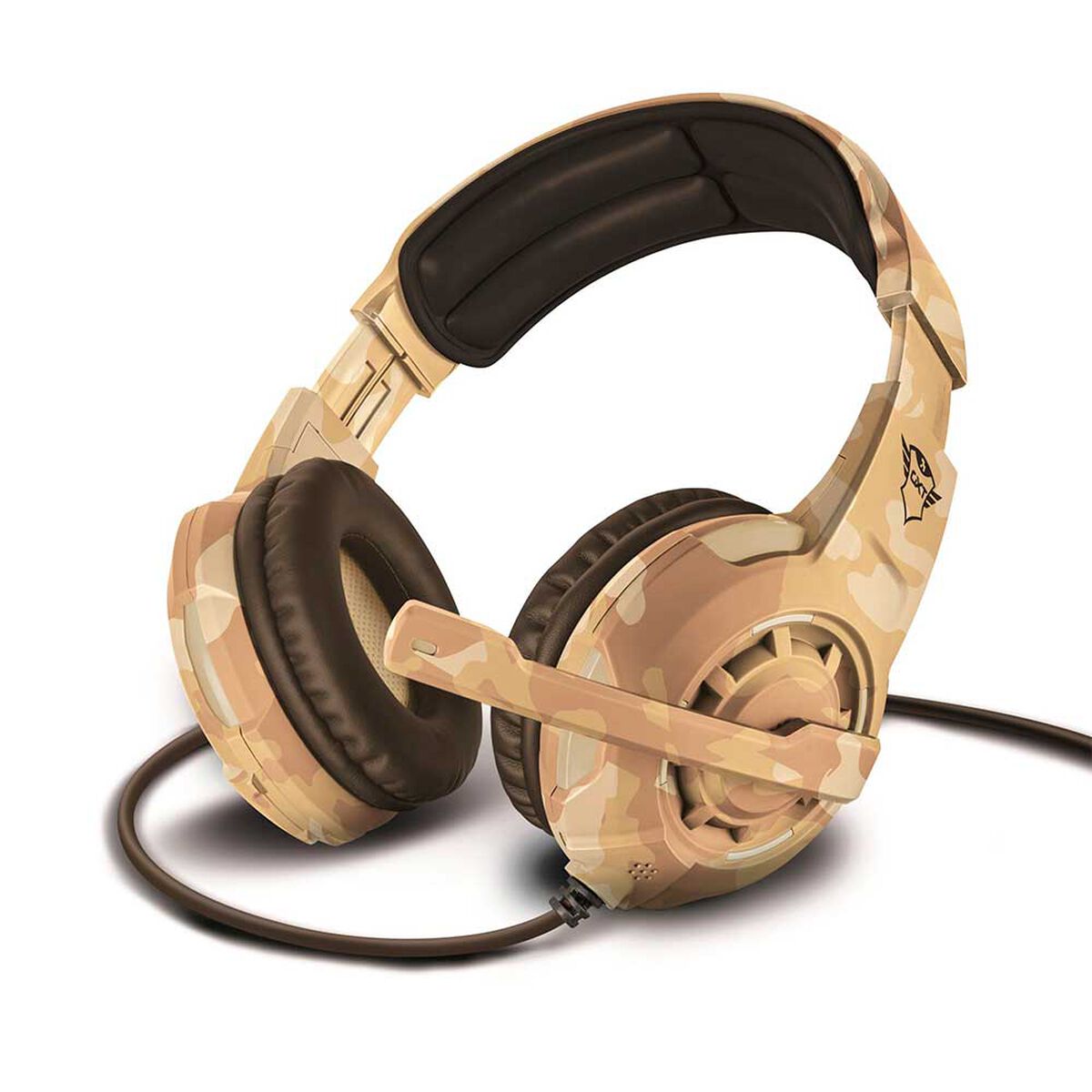 Audífonos Gamer Trust GXT310D Radius Desert