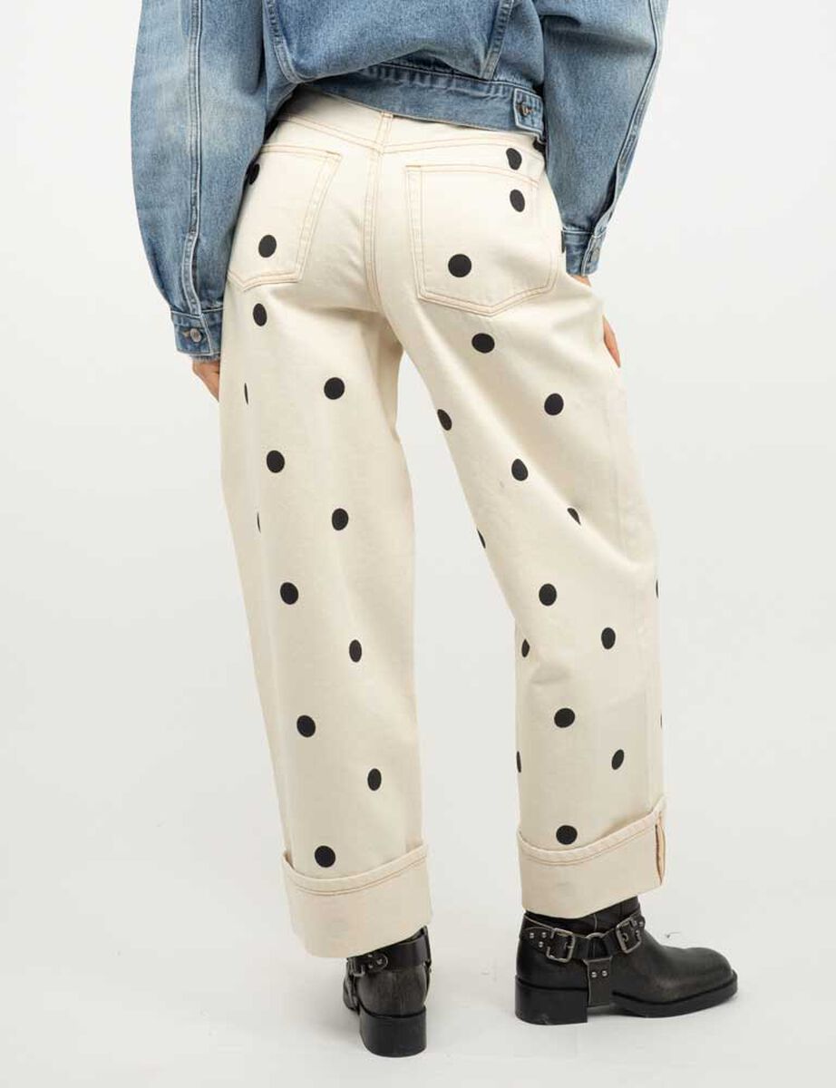 Jeans Polka Dots Mujer Icono