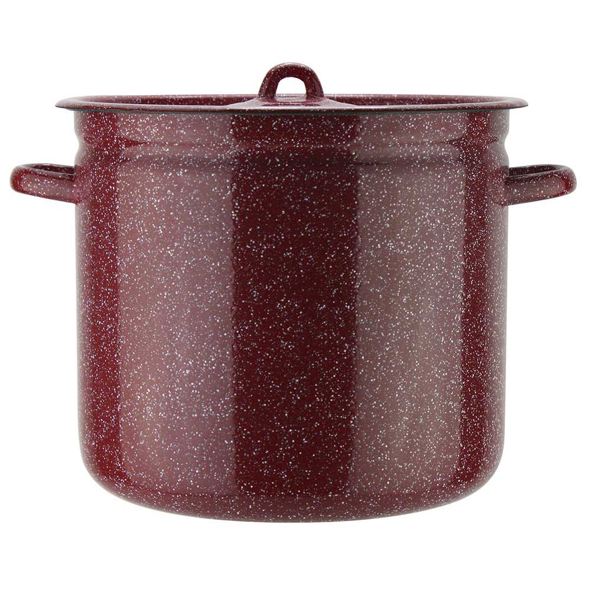 Batería de Cocina Acero Vitrificado Fantuzzi Fundo Rojo 5 Piezas