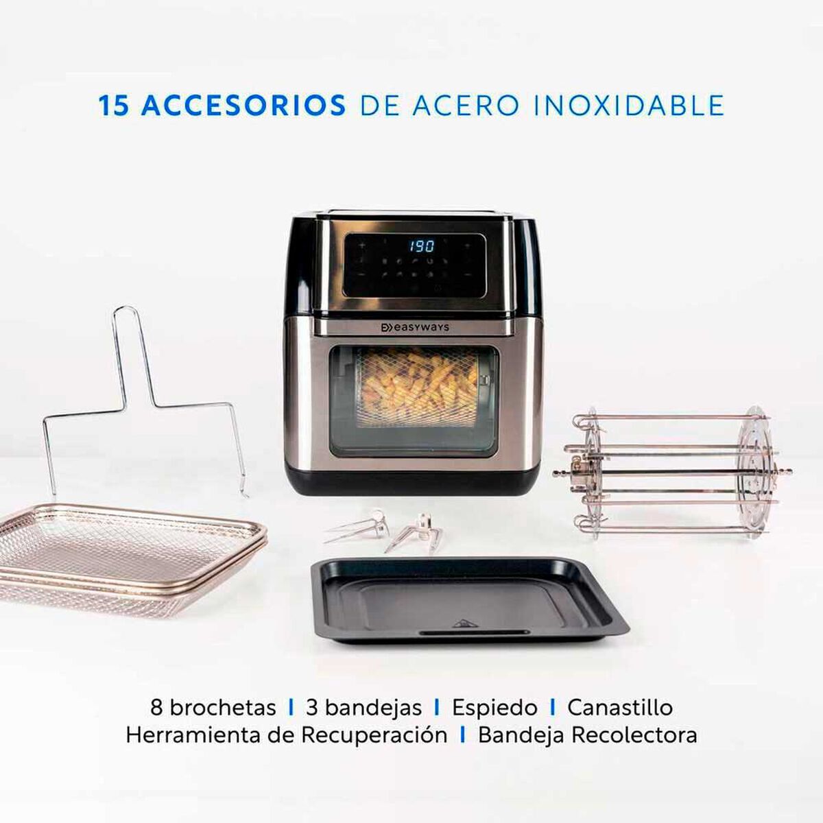 Freidora de Aire EasyWays Air Fryer Full 10 lts.