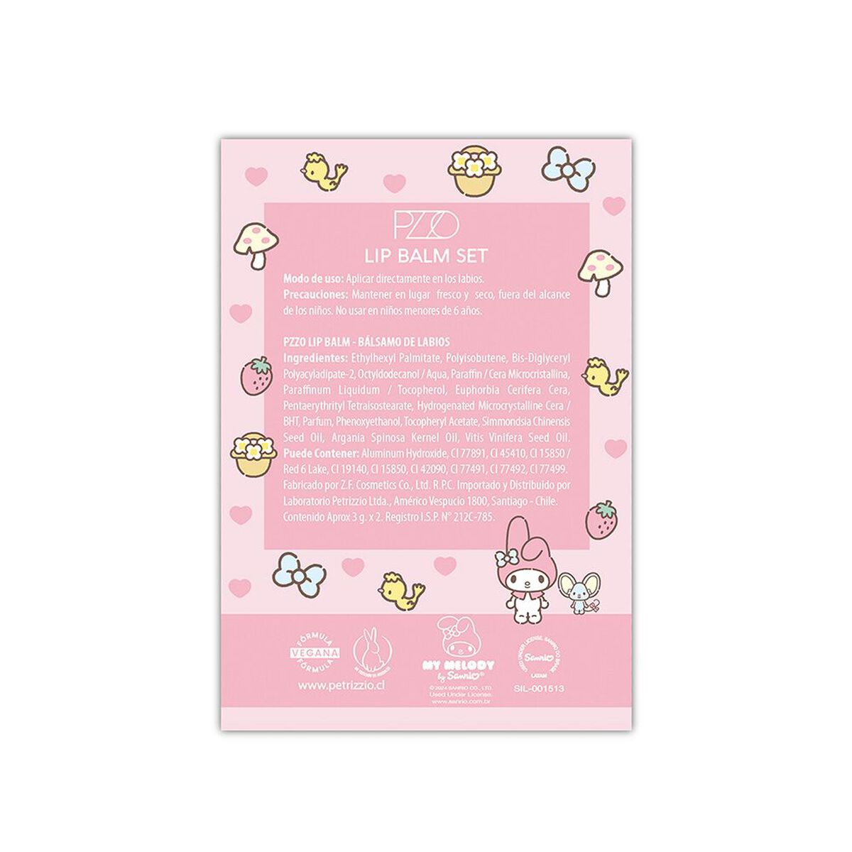 Set duo Lip Balm My Melody Petrizzio