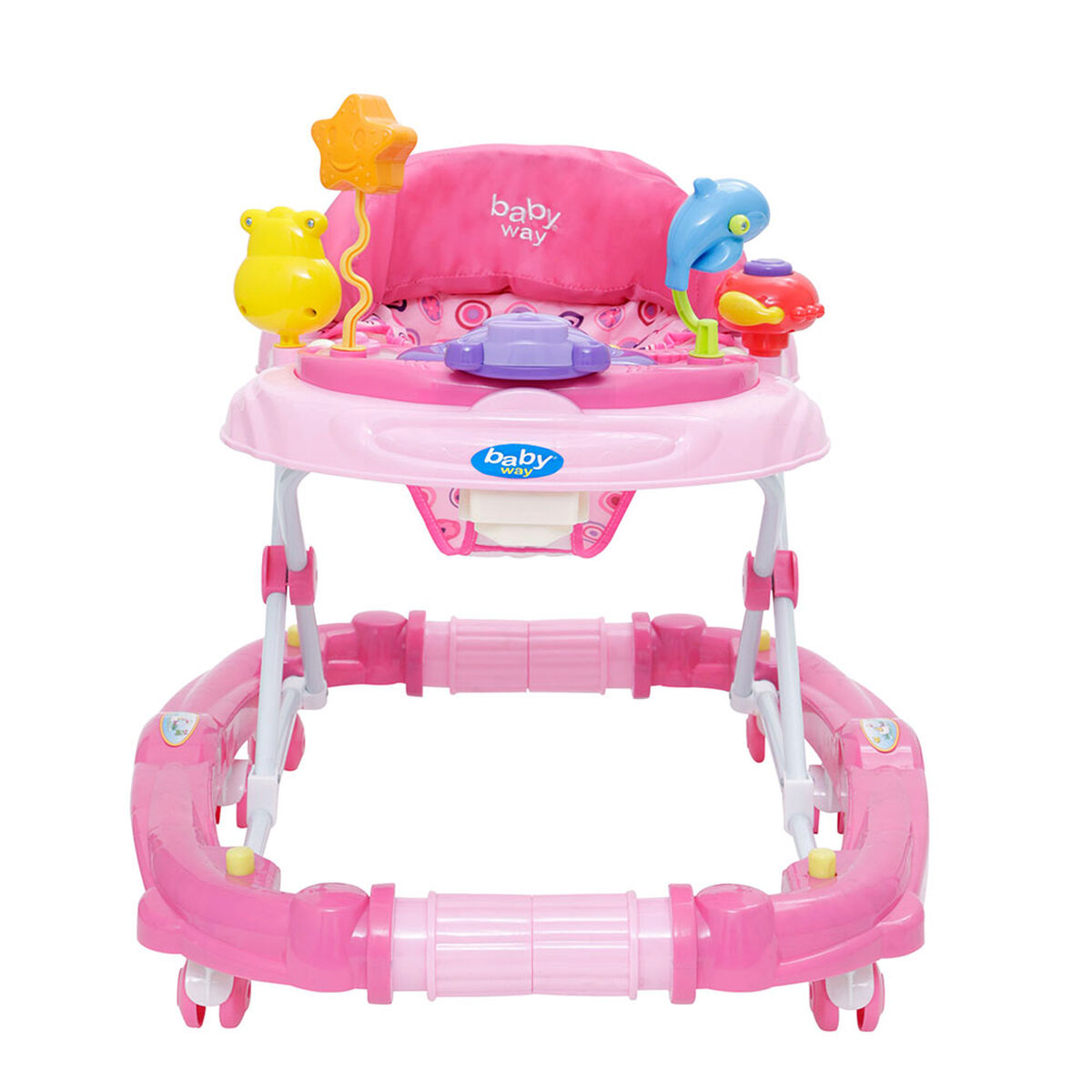 Andador Balancín Baby Way Fucsia