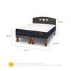 Cama Europea CIC Base Dividida 2 Plazas Premium + Respaldo Gales