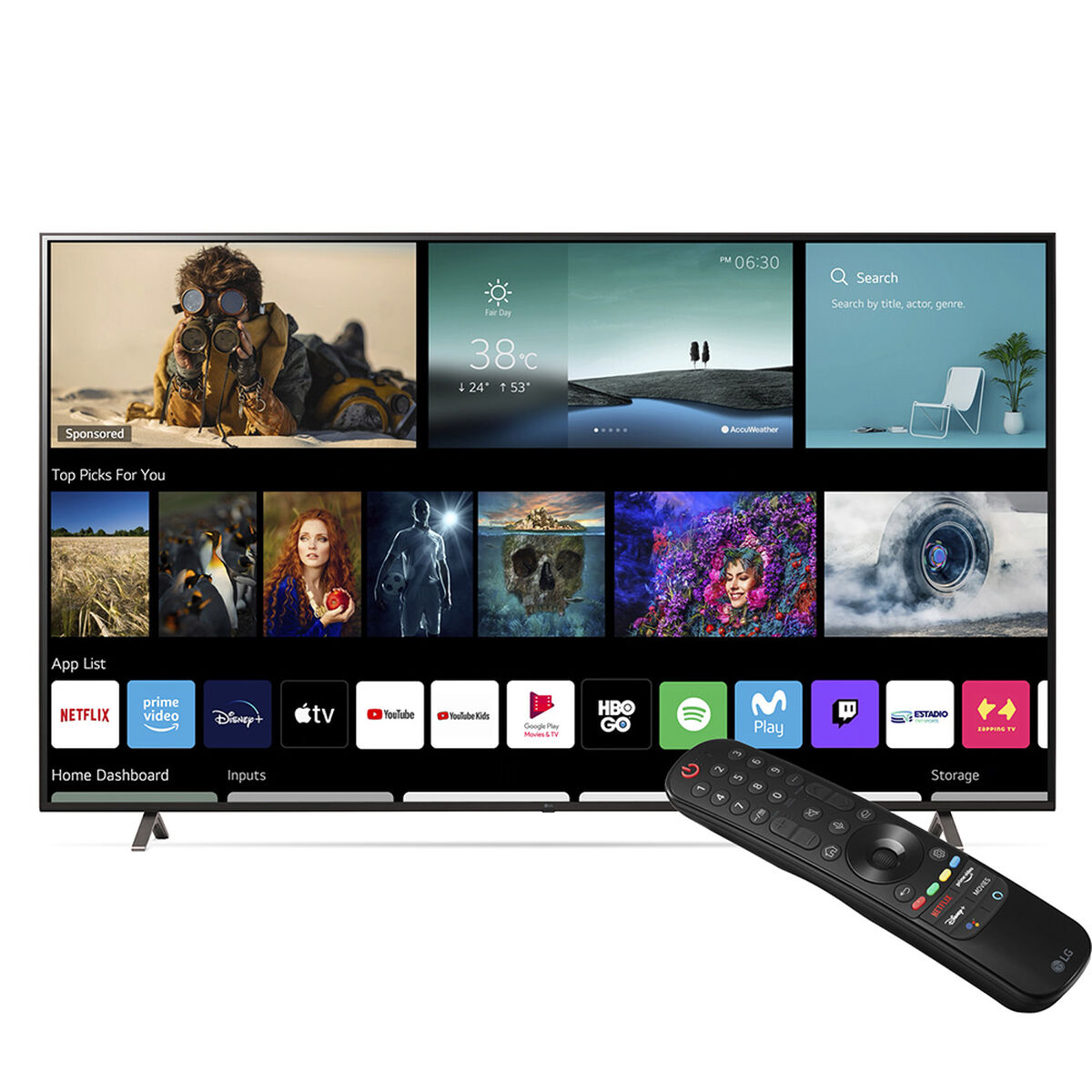 LED 82" LG 82UP8050PSB Smart TV 4K Ultra HD