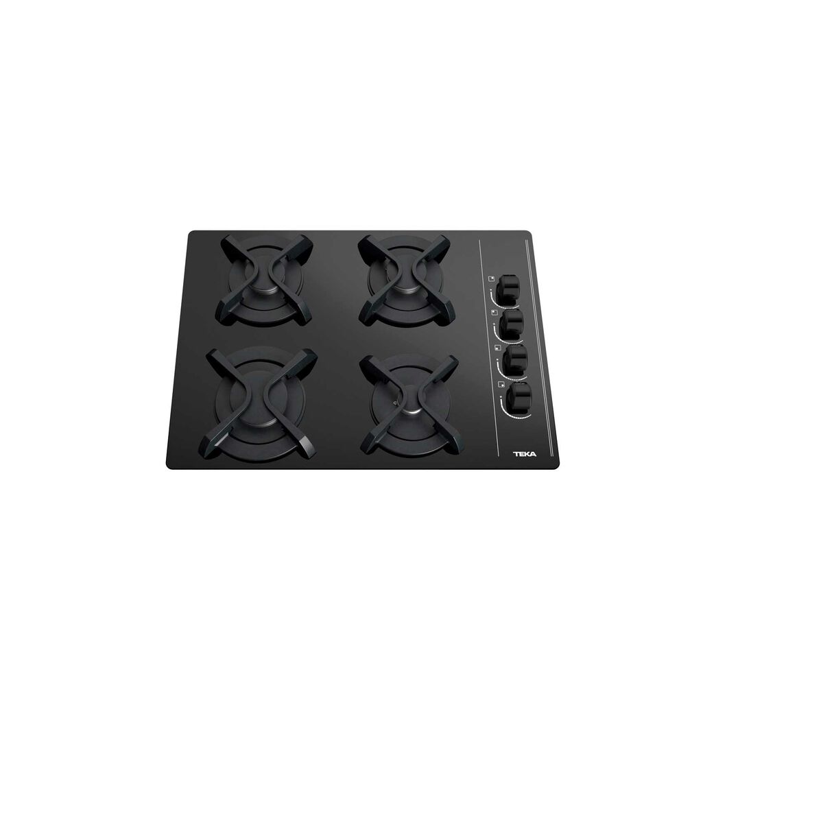 Combo Empotrado Teka Encimera GBC 64003 KBB - Campana TL 6310 Encimera negro; Campana: Negro