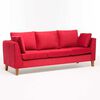 Sof&aacute; Barra Design Estocolmo 3 Cuerpos Rojo