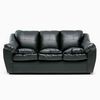 Sof&aacute; Cabsur Galicia 3 Cuerpos PU Negro