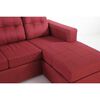 Sofá Modular Kea Rodas 3 Cuerpos Rojo
