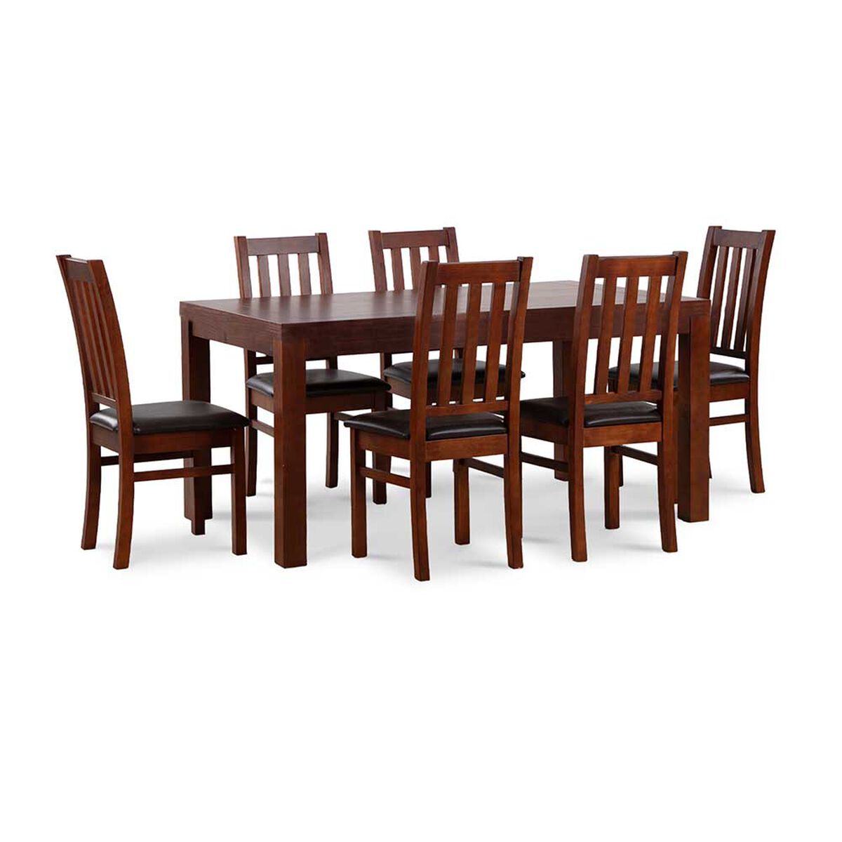 Juego de Comedor CIC &Ntilde;uble 6 Sillas Caramelo