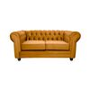 Sofá Barra Design Chesterfield 2 Cuerpos Canela