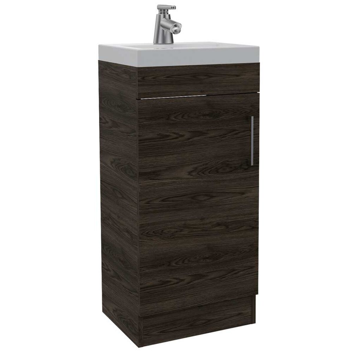 Combo Espejo + Mueble Lavamanos TuHome My Bath Miel Coñac